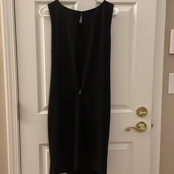 Thalia Sodi Black Dress With Ties Up Side - Picture 5 of 7